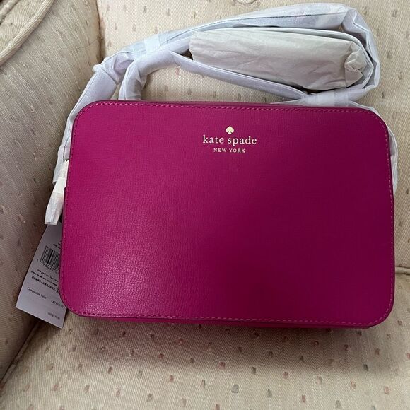 Kate Spade Harper Crossbody - Plum Wine Barbie core - Picture 5 of 9